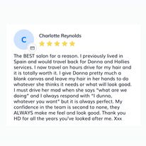 hd hair and beauty client review photo 02